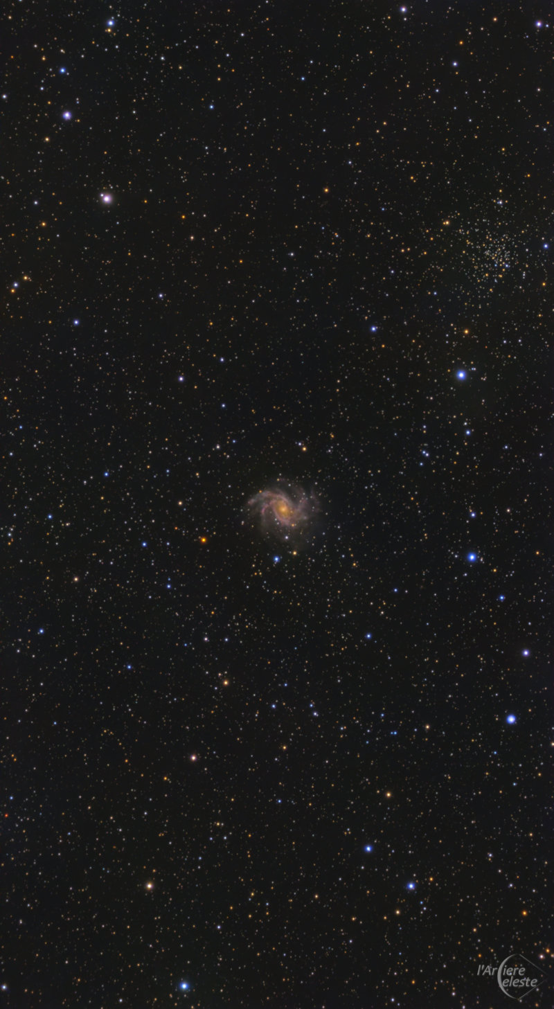 La Galassia NGC 6946 ripresa col Seestar S30